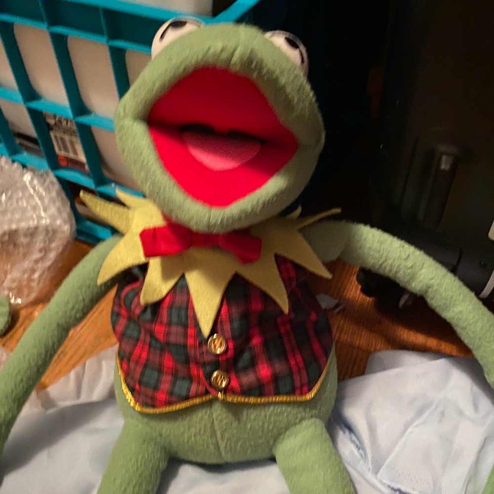 Kermit Holiday Stuffed Doll